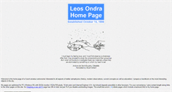 Desktop Screenshot of leo.astronomy.cz