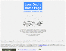 Tablet Screenshot of leo.astronomy.cz