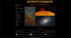 Desktop Screenshot of foto.astronomy.cz