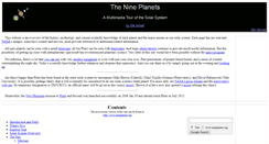 Desktop Screenshot of planets.astronomy.net