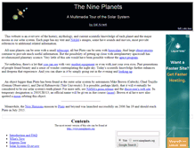 Tablet Screenshot of planets.astronomy.net